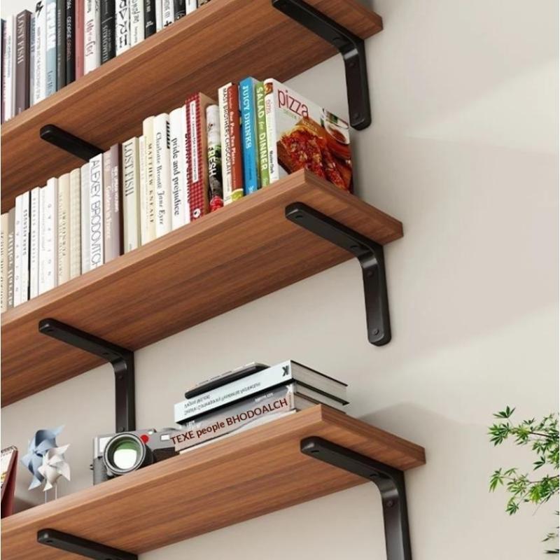 Wall Shelves Floating Wood Water Resistant-Space Saving Storage Display Rack Kitchen Bathroom