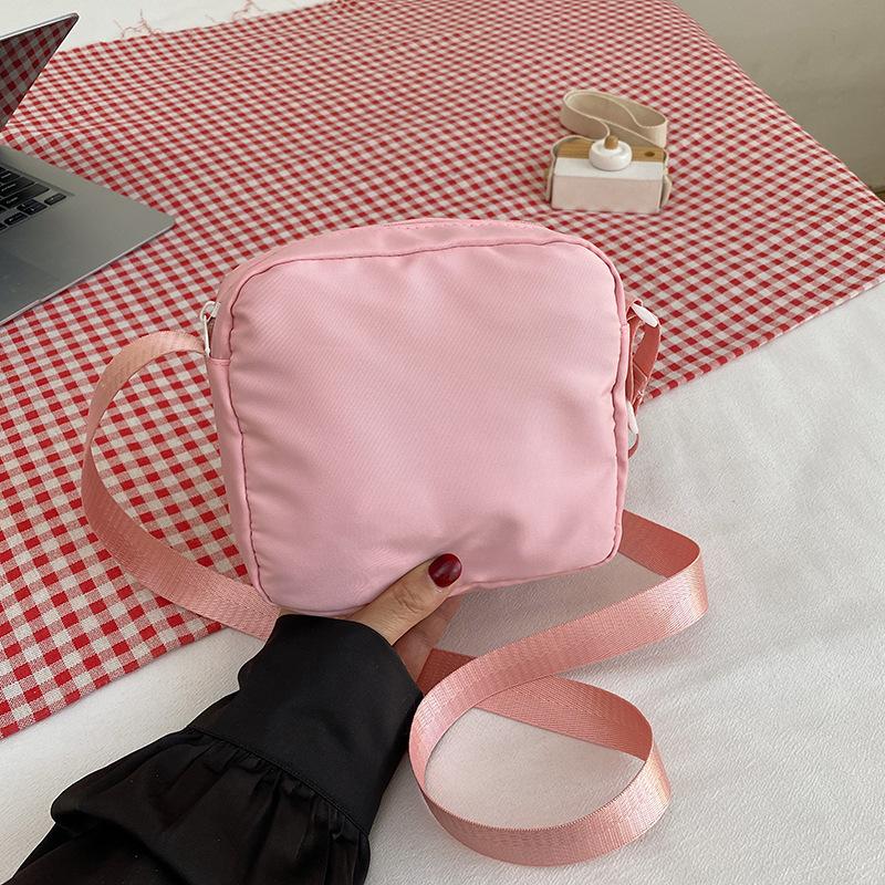Nylon Small Bag Women's 2025 New Versatile Cute Simple Shoulder Oblique Span Bag Small Square Bag