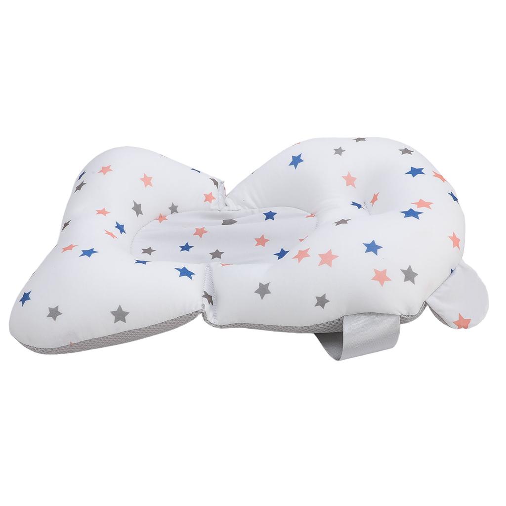 Star Pattern Baby Bath Pad Breathable Soft Universal Baby Bathtub Mat Newborn Toddler Bath Cushion Bathtub Floating Pad