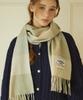 NONLOCAL Holiday Check Blend Muffler - Mint Check