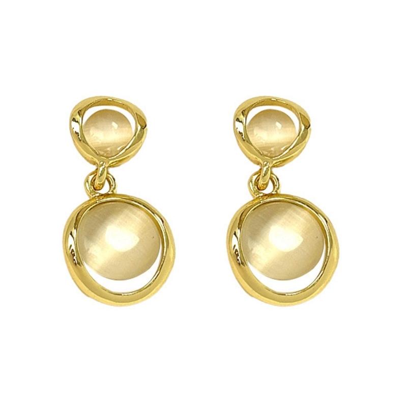 1 Pair Small Earrings Stylish Geometric Ear Jewelry Ear Studs Suitable for Trendy Student and Professionals Present