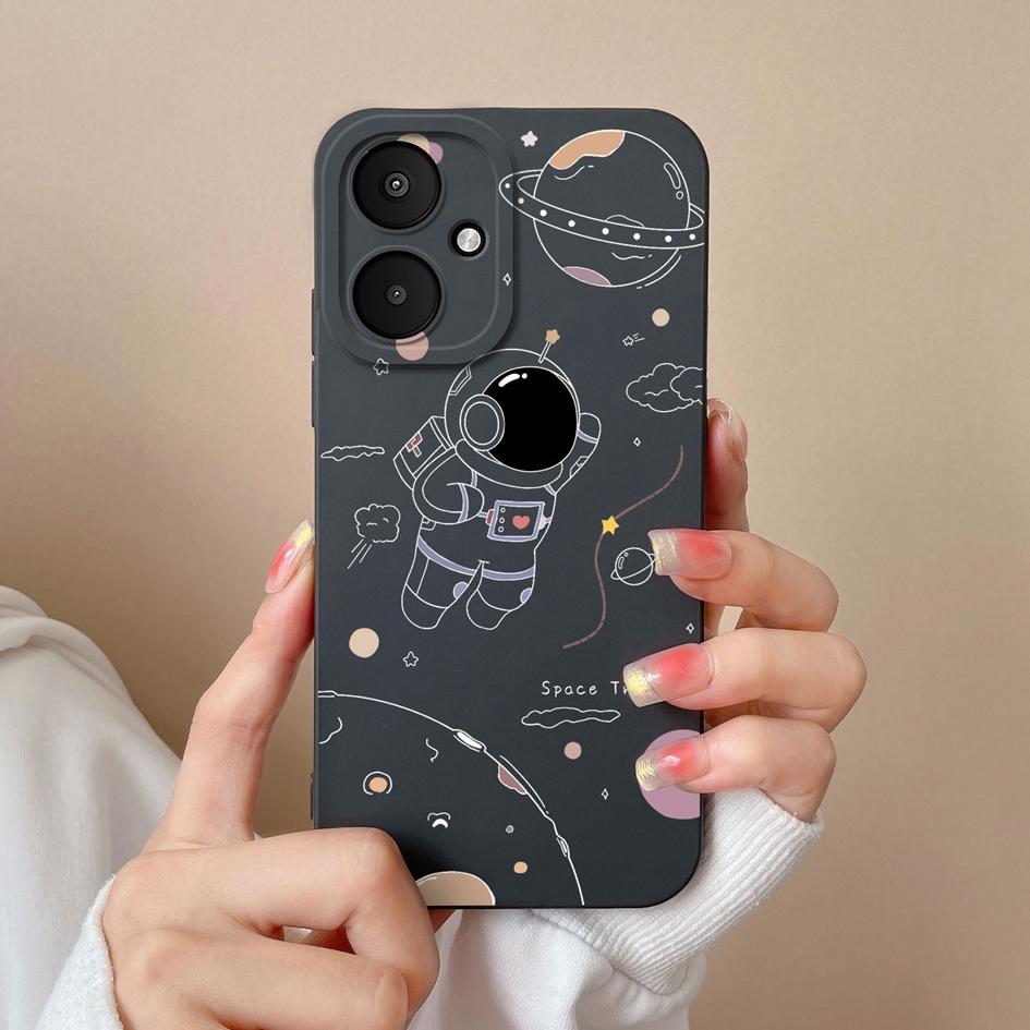 Funda Para Xiaomi Poco F5 X6 Pro F6 M6 4G 5G Lindo Astronauta Piloto Protector de Pantalla Silicona Líquida A Prueba de Golpes Bolsas Populares Para Teléfono Parachoques Para Xiaomi