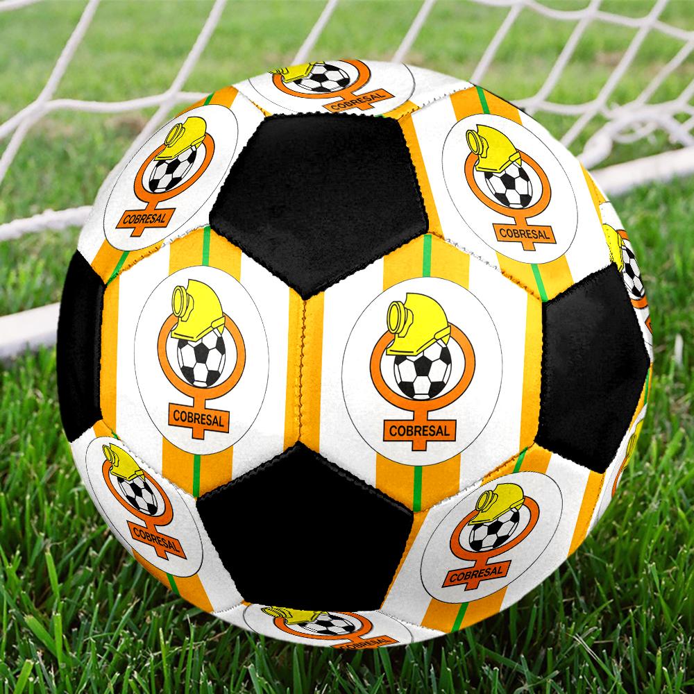 SIZE 5 Cobreloa Soccer Ball Colorful All Ages Machine Stitched PVC Competition Ready Durable High-Bounce