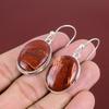 Red Snakeskin Jasper Gemstone Earrings 925 Sterling Silver Earring Handmade Unique Style Jewelry Women Earring Gifts For Her Silver Jewelry