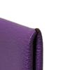 Used 9212 Calvi 7946 Chevre Mysore Goatskin Bag with Gold-stamped Logo and Purple Snap Buttons. Excellent Condition.