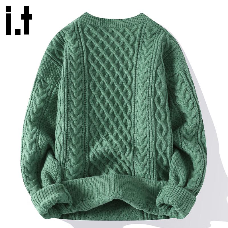 CHOCOOLATEIT Men's Cable Knit Loose Fit Sweater
