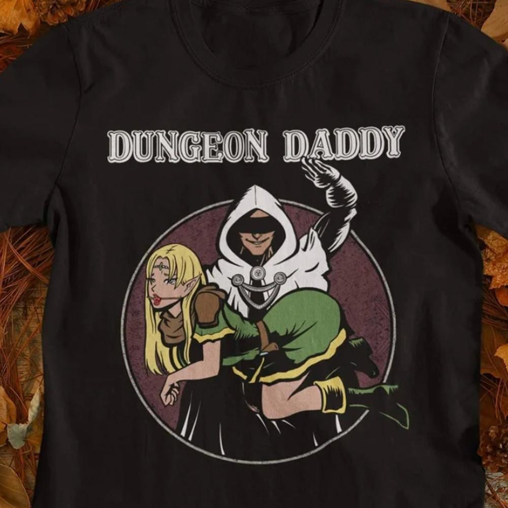 

Dungeons Dragons Dungeon Daddy T-shirt Black Short Sleeve S to 5Xl TA5146 Unisex T-Shirt XXL