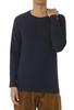 HOLLYWOOD RANCH MARKET Stretch French Rib Long Sleeve T-Shirt (XL, Navy)