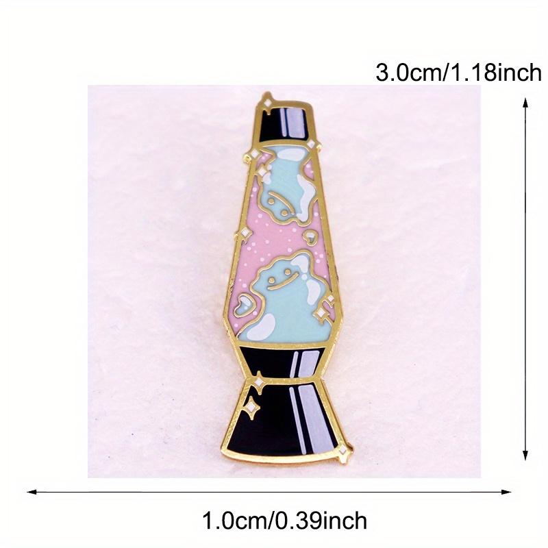 Interesting Rock Lamp Enamel Pin Brooch Cute Cartoon Metal Badge