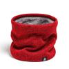 Sciarpa a collo in maglia tinta unita per uomo e donna Unisex Fodera in pile Autunno Inverno Sciarpe calde per il collo Spessa Bufanda Sciarpa-maschera Anello Sciarpa