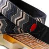 Straps 5cm ZIGGY BLACK RightOn! Guitar/Bass Strap, Wide, 80-145cm,