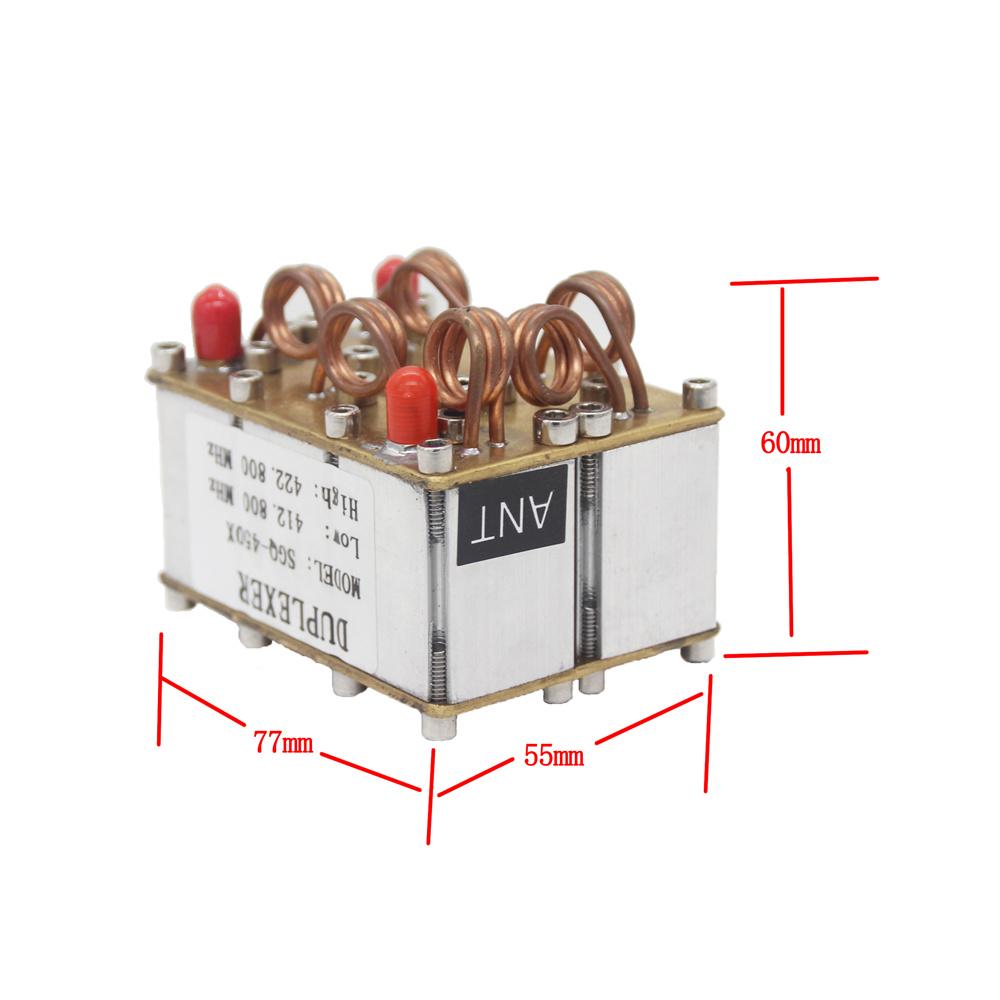 15W Portable MINI Duplexer UHF 400-470MHz SMA-F Termination