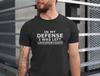 In My Defence I Was Left Unsupervised Mens Funny Slogan Text Black T Shirt