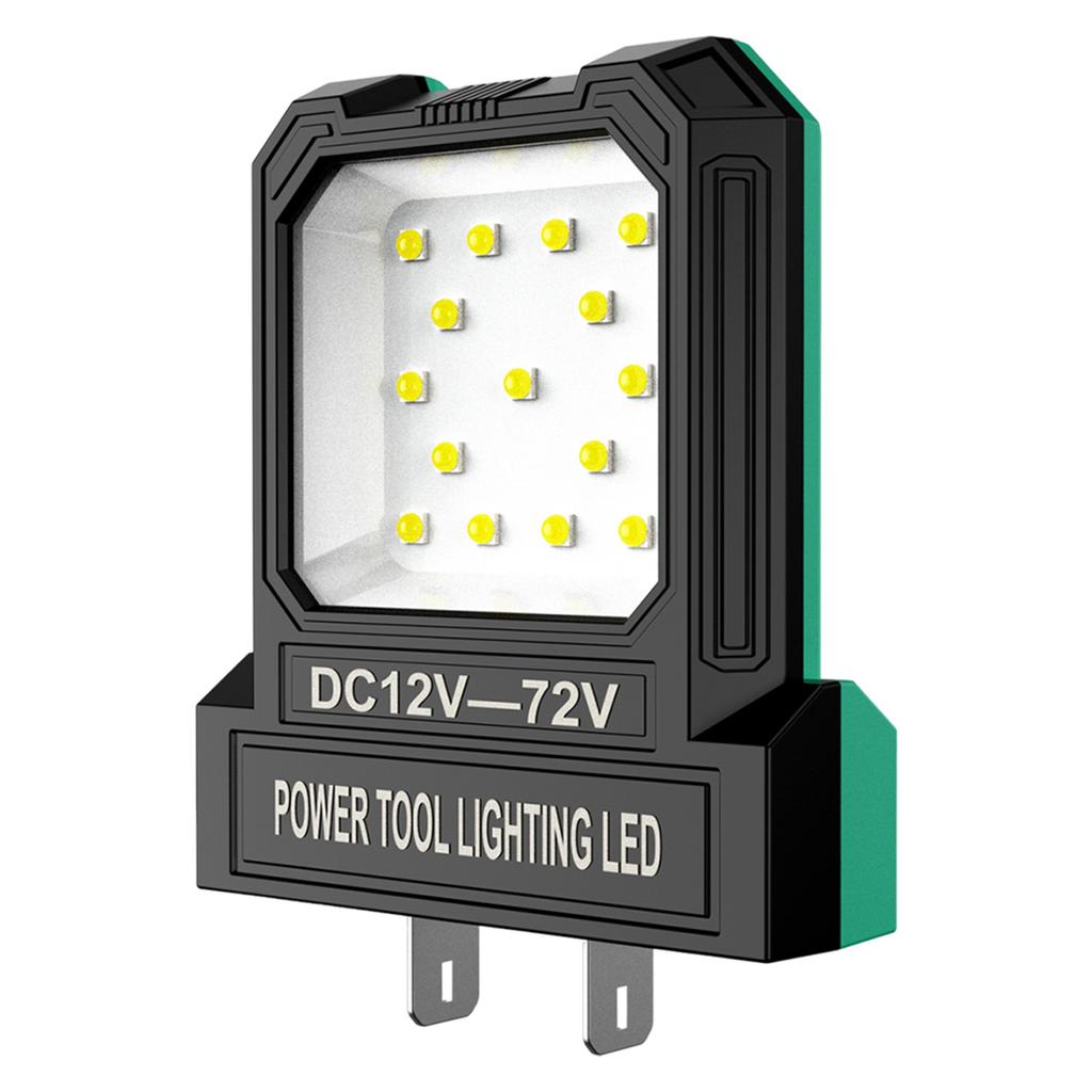 12V-72V LED Mini Pocket Work Light 550LM No Battery Long-Lasting Strong Light Outdoor Lighting Floodlight Power Tool Accessories