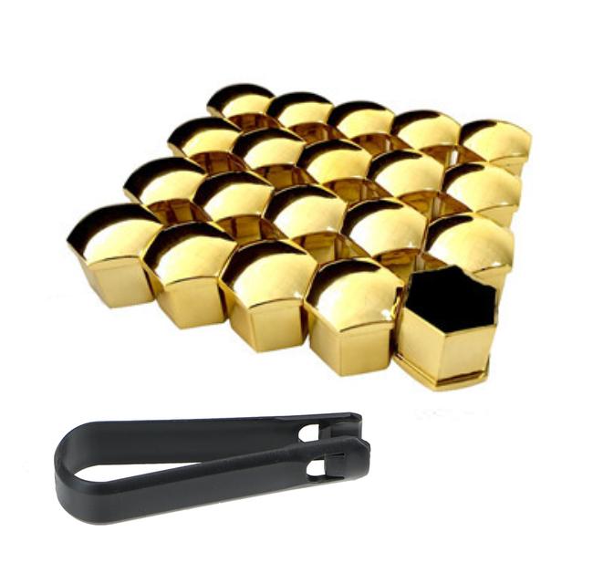 20Pcs 17/19/21 Mm Car Wheel Nut Caps Protection Anti-Rust Auto Hub Car Tire Screw Caps Nut Bolt Covers Caps Exterior Decoration