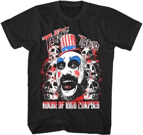House Of 1000 Corpses - Captain Spaulding T-Shirt - Small Black TS4409HTCA1 [New M
