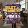 East Carolina Pirates Print Flannel Blanket High Quality Warm Comfortable Cover for All Seasons Perfect for Gifts Home Decor