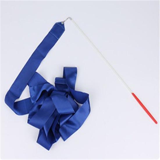 

Кольорові тканинні танцювальні стрічки для художньої гімнастики та балету 2M синій