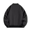 Men's Solid Color Baseball Jacket Retro Casual Sports Loose Thin Jacket