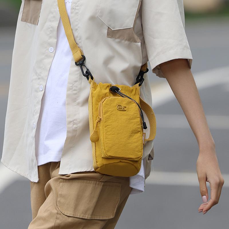 Crossbody Single-shoulder Water Bottle Bag Waterproof Yoga Bag Portable Sports Bag Mobile Phone Bag