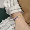 Ukrainian Flag Handcrafted Beaded Bracelets With Adjustable Rope For Travel Gifts