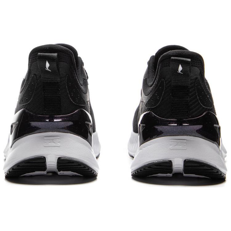 Li-Ning Comfortable Versatile Shock Absorbing Non-Slip Wear-Resistant Low-Top Casual Running Shoes Women sneaker Black White Purple ARHV022-2