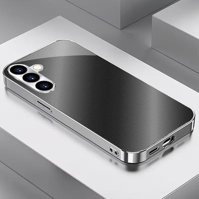 PhoneCase Atmosphere Simplicity High-end Electroplating Glass PhoneCase for Samsung Galaxy S26 S25 S24 S23 S22 S21 FE,Ultra,Plus
