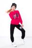 Girls' Outfit – Sweatshirt, Pants & Hat, Brushed Knit, Demi-season, 6168-023-33-5 HC