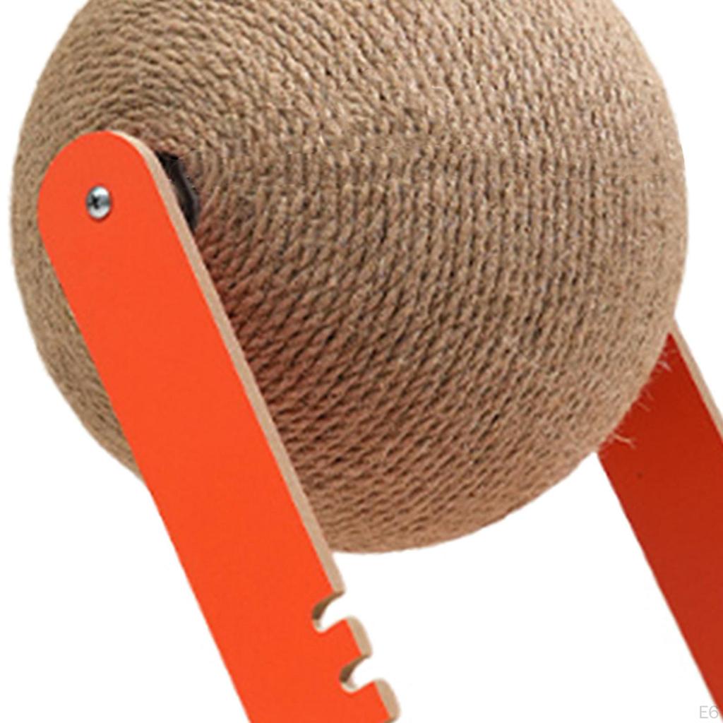 Katzenlaufrad mit Kratzball für den Innenbereich und Möbelschutz