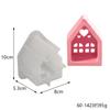 Silicone 3D House Mould Plaster Mould DIY Tea Light Mould Decorative Epoxy Resin Casting Mold Non Stick for Art Craft