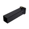 1PC Weld On 2" Trailer Hitch Receiver Tubing 10" Long Towbar Mount RV Parts For Truck Camper Accessories Caravan Components