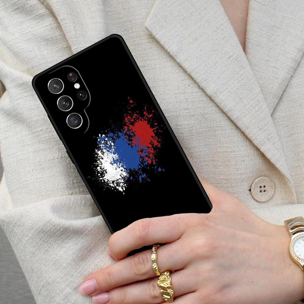 Flag of Russian Federation Cell Phone Case for Samsung Galaxy S26 Ultra S25 S24 S23 S22 S21 S20 Note10 Cover