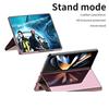 Flip Mirror Case Schutzhülle Smart View Kickstand für Samsung Galaxy Z Fold 6 5 4 3 2 mit Ständerhalter Schutz Metall Stoßfest