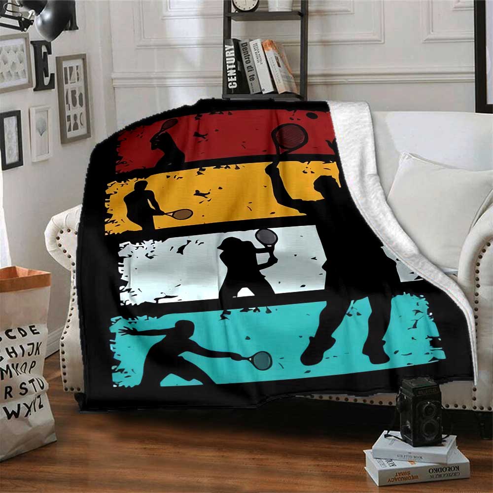 Sport Passion Poster Blanket Blanket Versatile for Couch Sofa Couch Office Bed Picnics Modern Style Gift for Travel, Home, Birthdays Y12