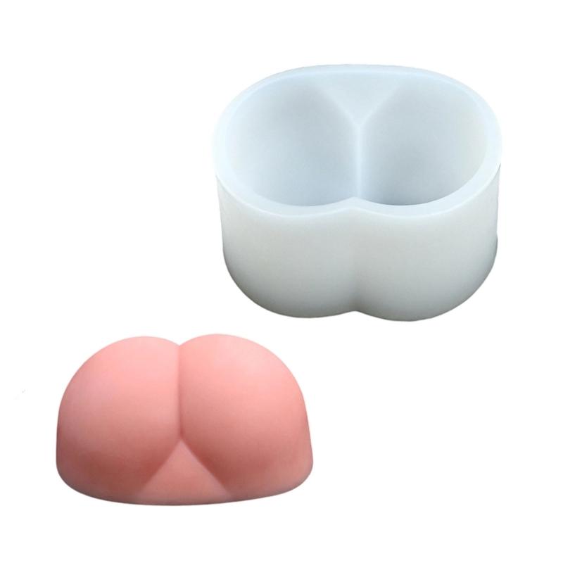 Silicone Butt Shaped Molds For Baking Chocolate Candy Easy Releases Nonstick Mousse Cake French Dessert Bakeware