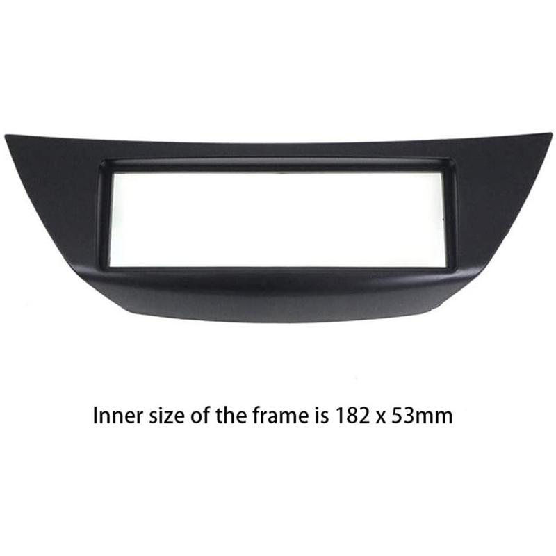 VC-Innovative-1 Din Car Radio Facia For Renault Laguna III 2007 DVD Stereo CD Panel Dash Kit Trim Fascia Dashboard Frame Black