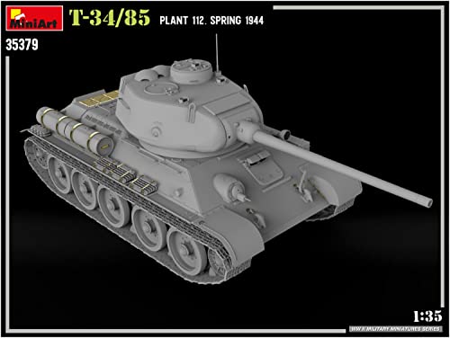 Miniart 1/35 Scale T-34-85 Factory No. 112, Spring 1944 Plastic Model Kit MA35379