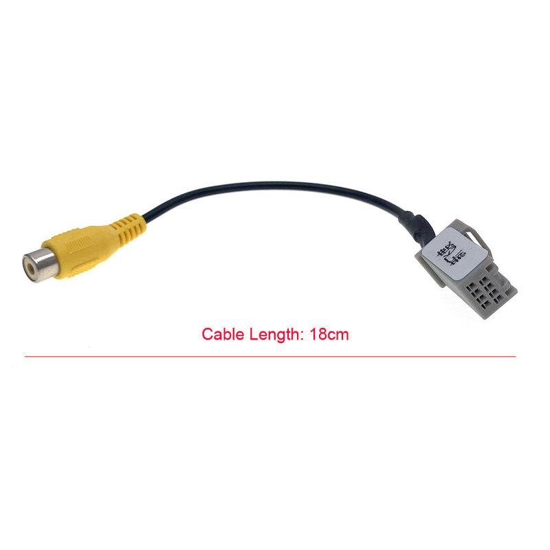 8 Pin Car Reversing Camera Video RCA 12V To 5V 6V Voltage Cable Adapter Wiring Connector For Honda New JAZZ City BRV Crider