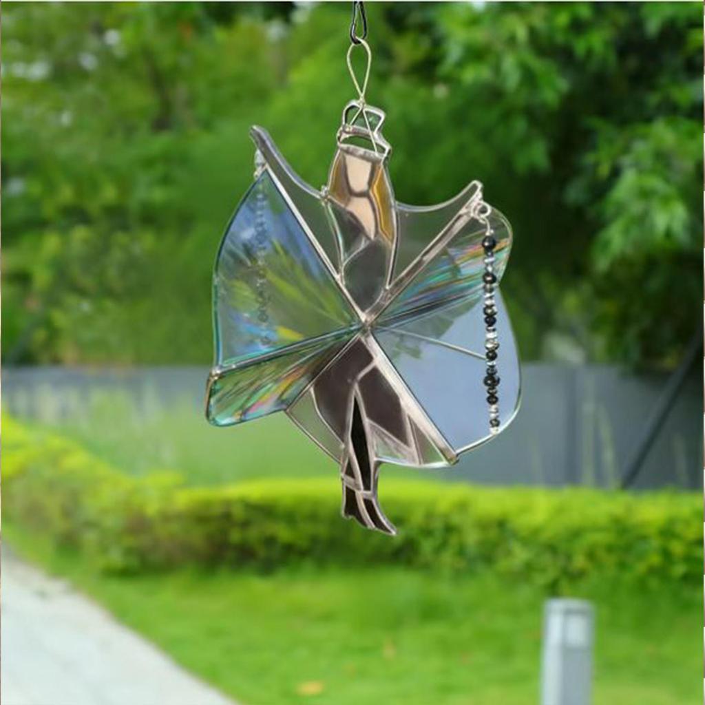 Wind Spinners Outdoor Rotating Home Decor Vintage Rainbow Light Catcher Decorations for Indoor Outdoor Living Room Garden Office