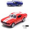 1/32 Scale Toy Car Model for Ford Mustang Vintage Alloy Diecast Car Model Classic Pull Back Car Replica for Kids Gift