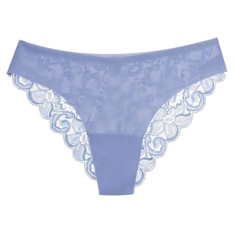 Sexy Lace Panties for Women Comfortable Underpants Lace Panty Solid Color Lingerie
