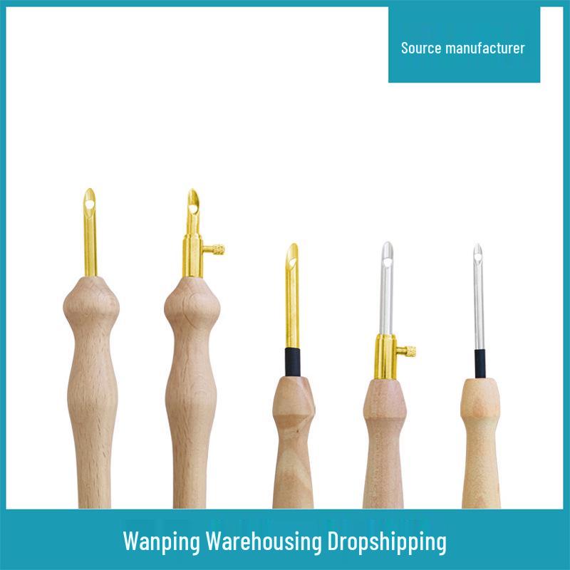 Russian Punch Needle Yarn & DIY Embroidery Tool for Cross Stitch & Coarse Weaving