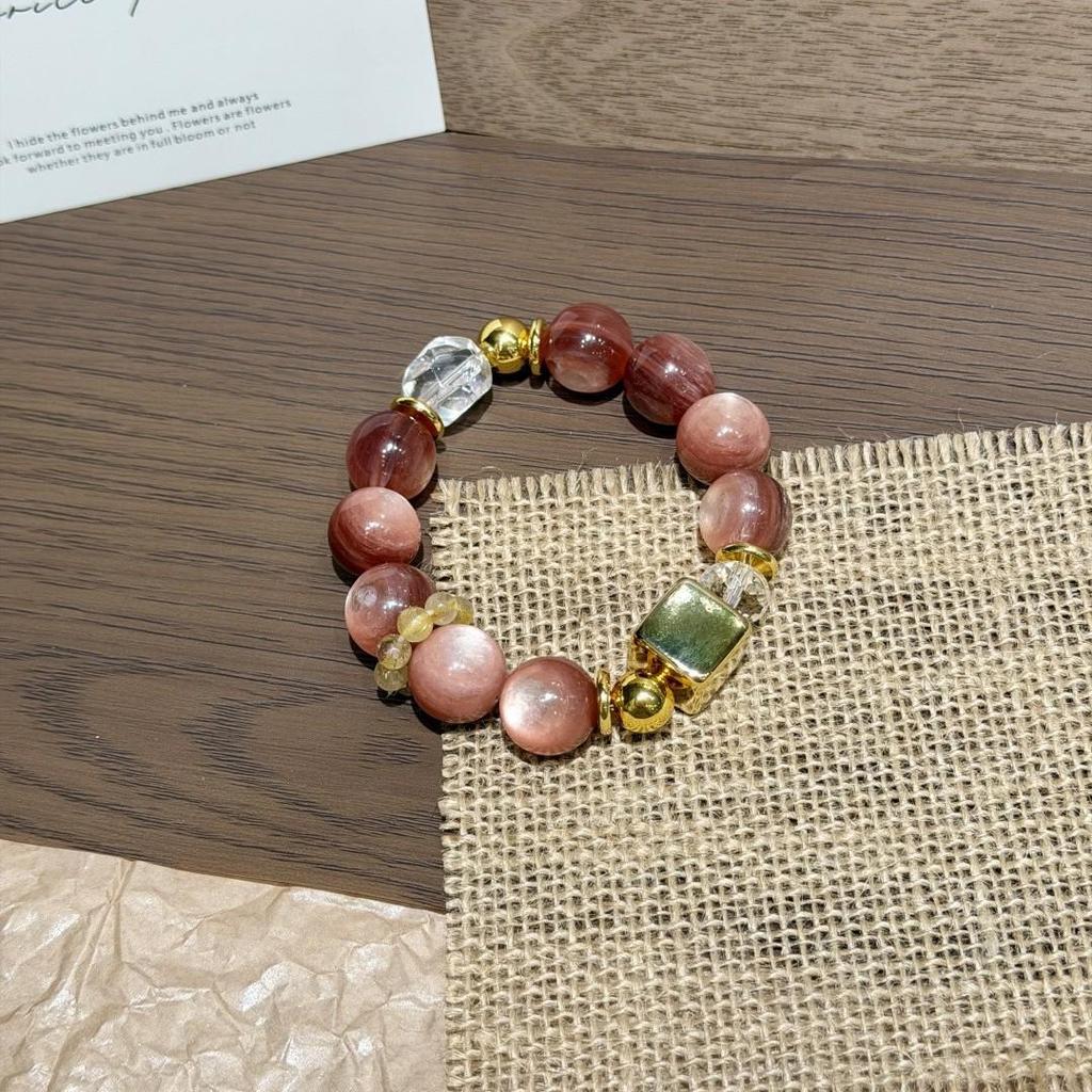 New Arrivals: Original Multi-Treasure Bracelet with Natural Yellow, Green Phantom, and White Crystals