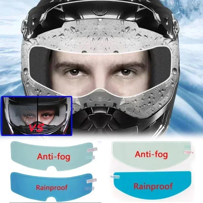 Motorcycle Helmet Visor Anti-Fog Water-Repellent Film Nano Coated Clear Protective Shield for Rainy & Cold Weather Riding Amagi
