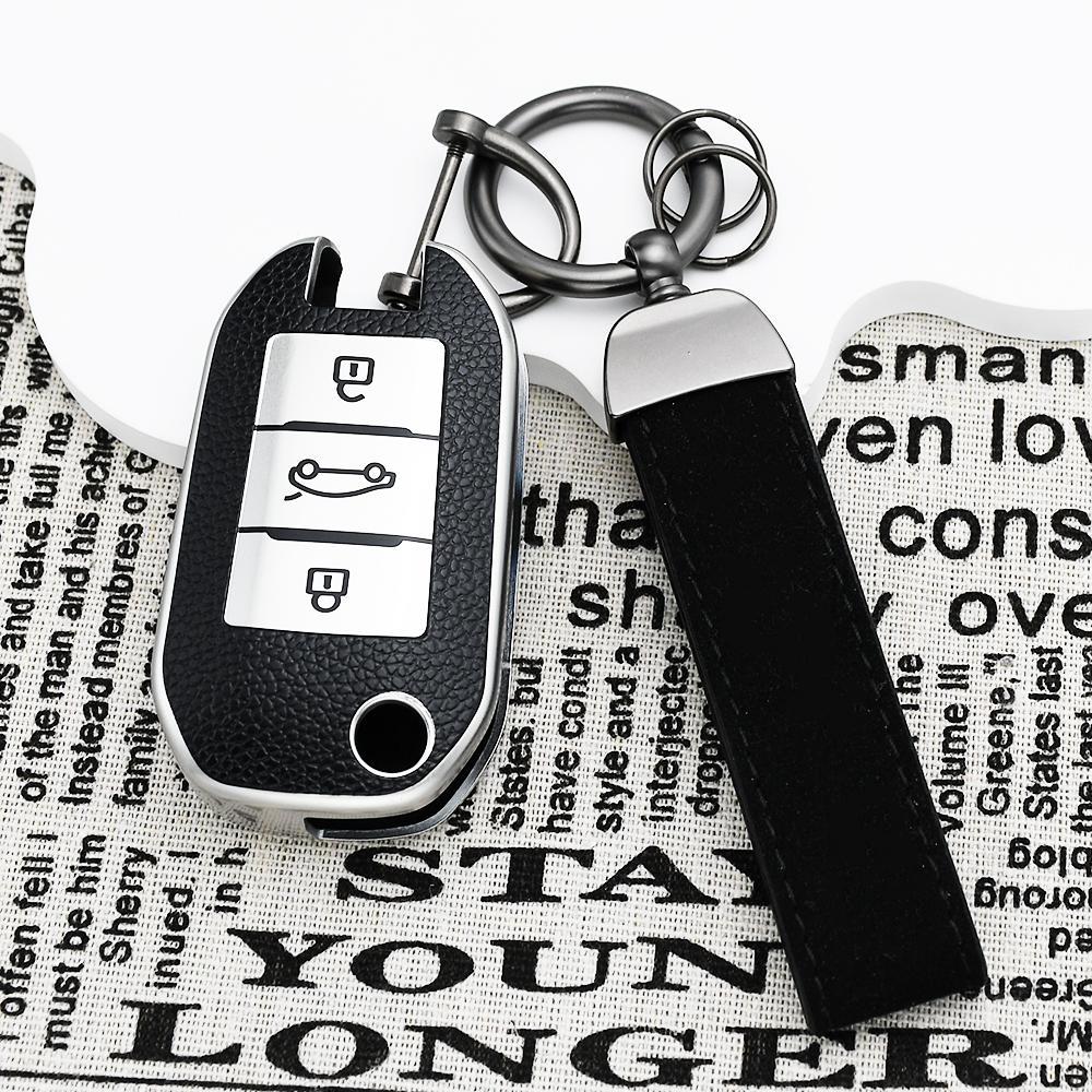 Auto Shell Fob Holder Car Key Case Cover Bag For Citroen C3 C4 C5 C6 Cactus Picasso Xsara For Peugeot 308 3008 508 208 408 307