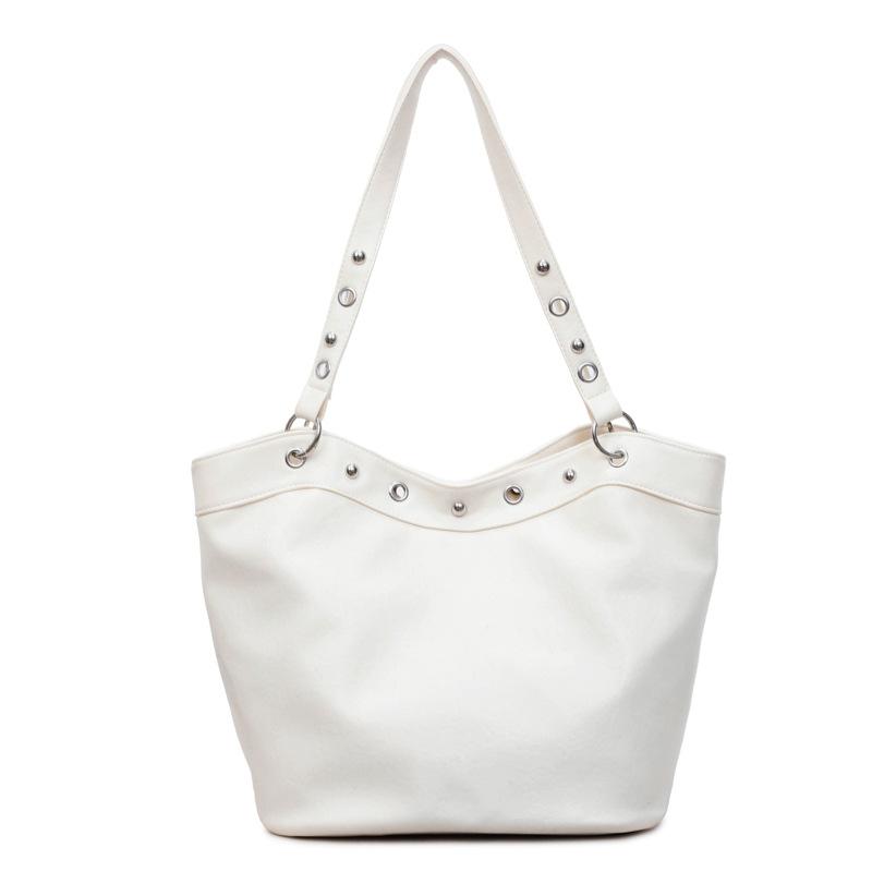 

Fashionable Contrast-color Retro Niche Design Crossbody Bag for Women - Large Capacity Handbag бежевий