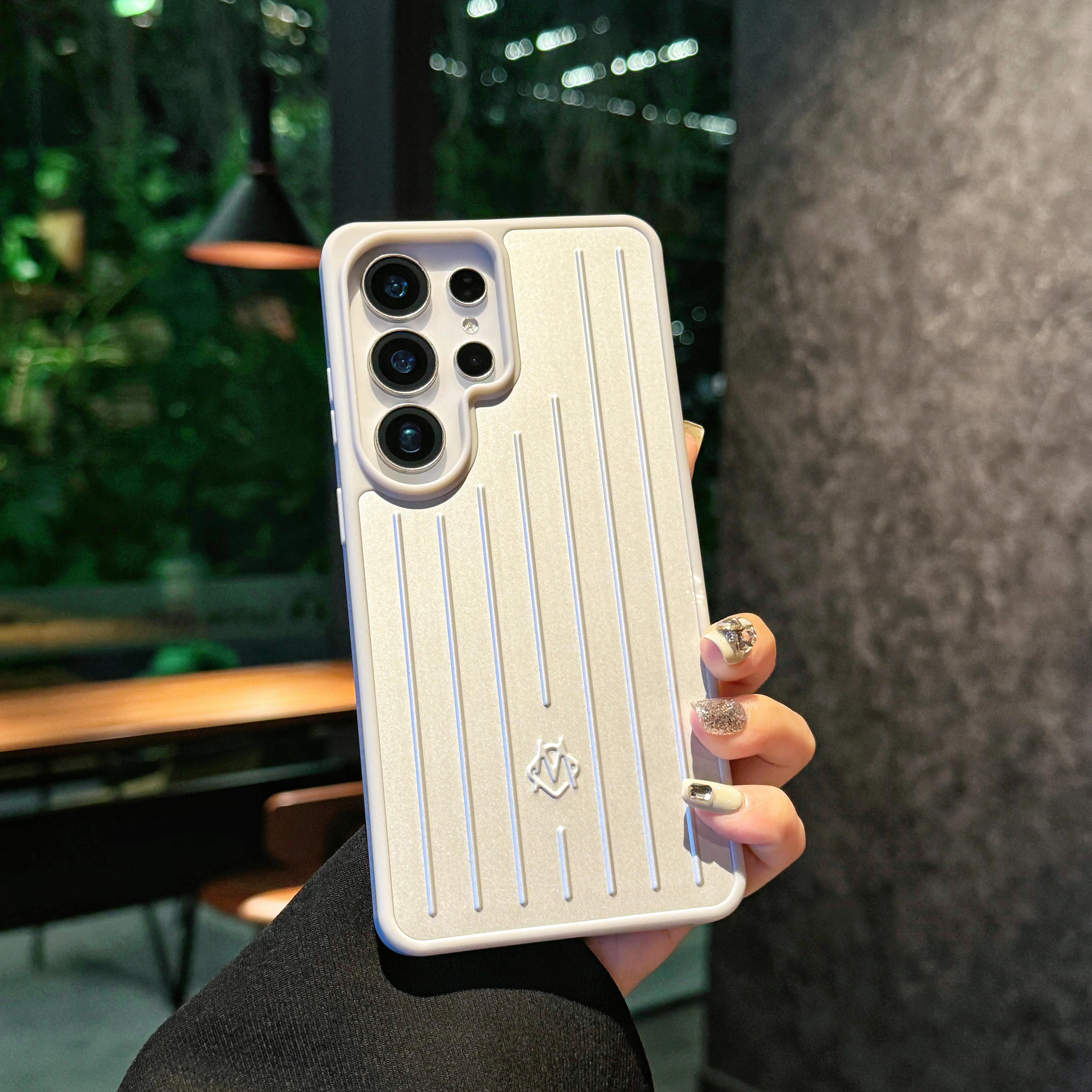 

Luxury 3D Luggage Aluminum Alloy Metal Phone Case for Samsung Galaxy S26 Ultra Anti Drop Back Protection Cover Samsung galaxy s26 ultra