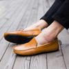 Primavera y Verano Talla Grande Piel de Vaca Hecho a Mano Costuras Suela Blanda Zapatos de Cuero para Hombre Cuero Genuino Zapatos de Hombre Zapatos Casuales