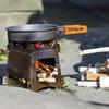 Metal Wood Burning Stove Folding Pocket Stove Wood Furnaces Burners Outdoor Metal Backpacking Stove Easy to Carry