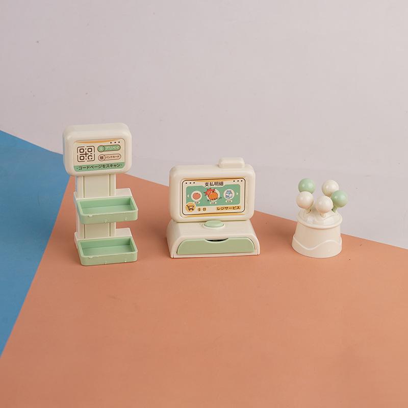 

Simulation Miniature Cash Register Lollipop Model Doll House Ornament Play House Toy